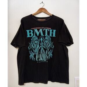 Bring Me the Horizon Concert Tour Tee Shirt I Confess I'm a Mess Metalcore SZ XL